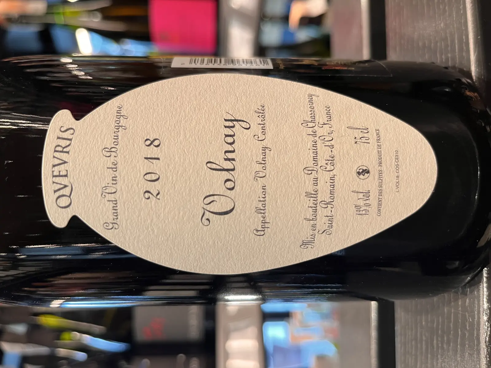 Domaine de Chassorney Volnay Rouge Qvevris 2018