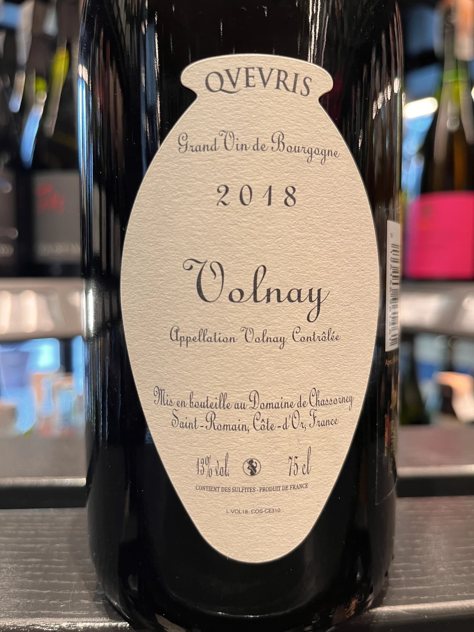 Domaine de Chassorney Volnay Rouge Qvevris 2018