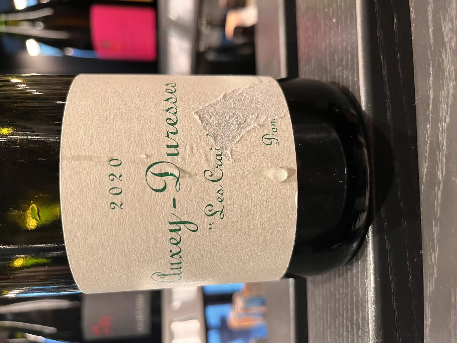 Domaine de Chassorney Auxey-Duresses Les Crais 2020