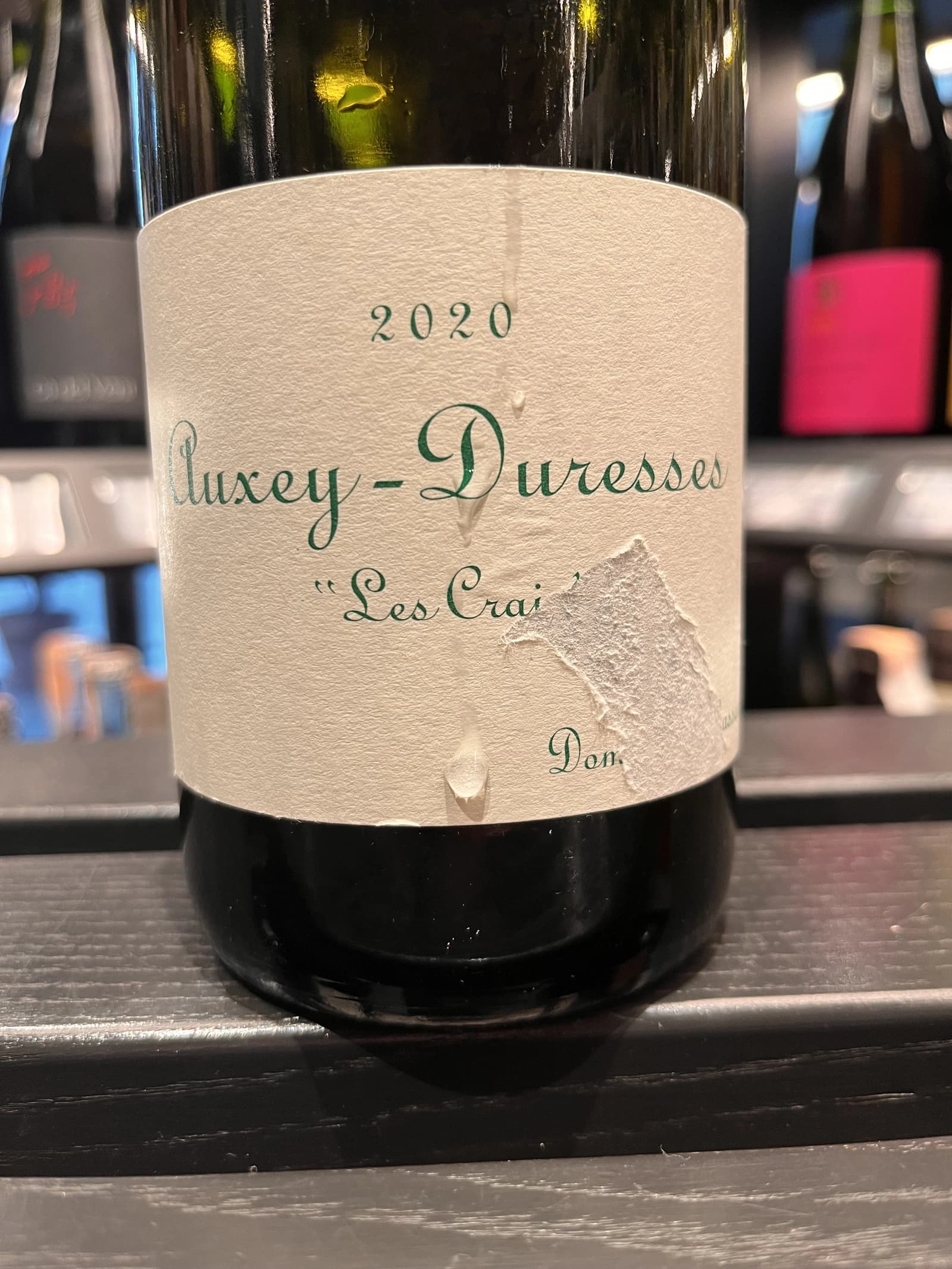 Domaine de Chassorney Auxey-Duresses Les Crais 2020