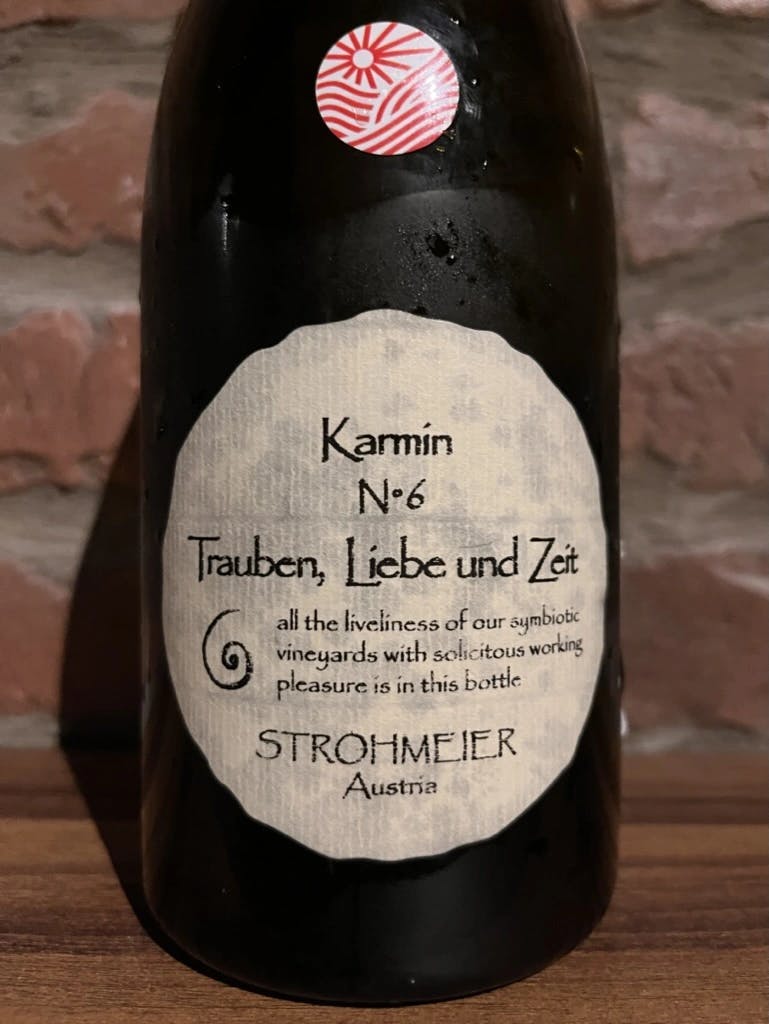 Franz Strohmeier Trauben, Liebe und Zeit - Karmín №6 Rosé 2015