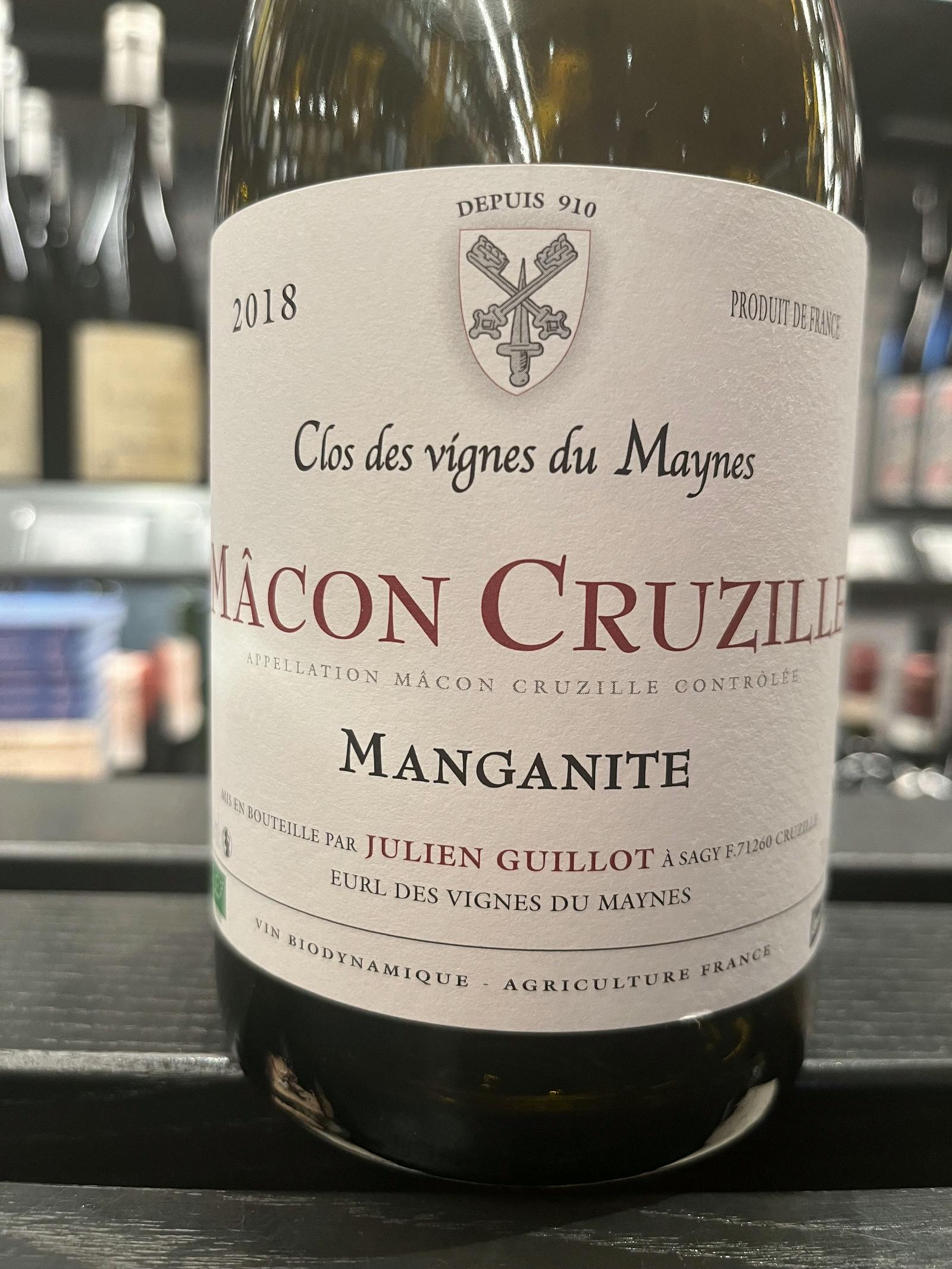Clos des Vignes du Maynes Mâcon Cruzille Manganite 2018