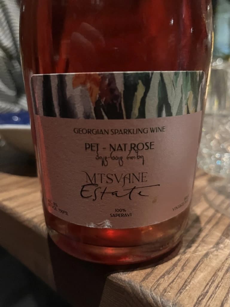 Mtsvane Estate Pet-Nat Brut Rosé Saperavi 2022