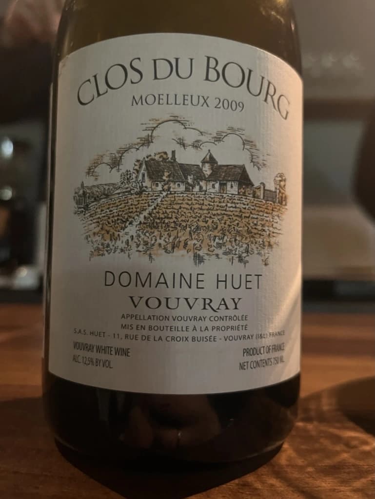 Domaine Huet Clos du Bourg Moelleux 2009