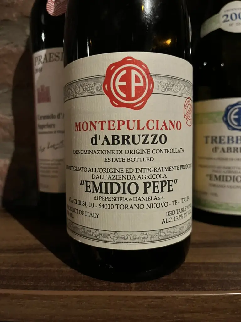 Emidio Pepe Montepulciano d'Abruzzo Riserva 2009