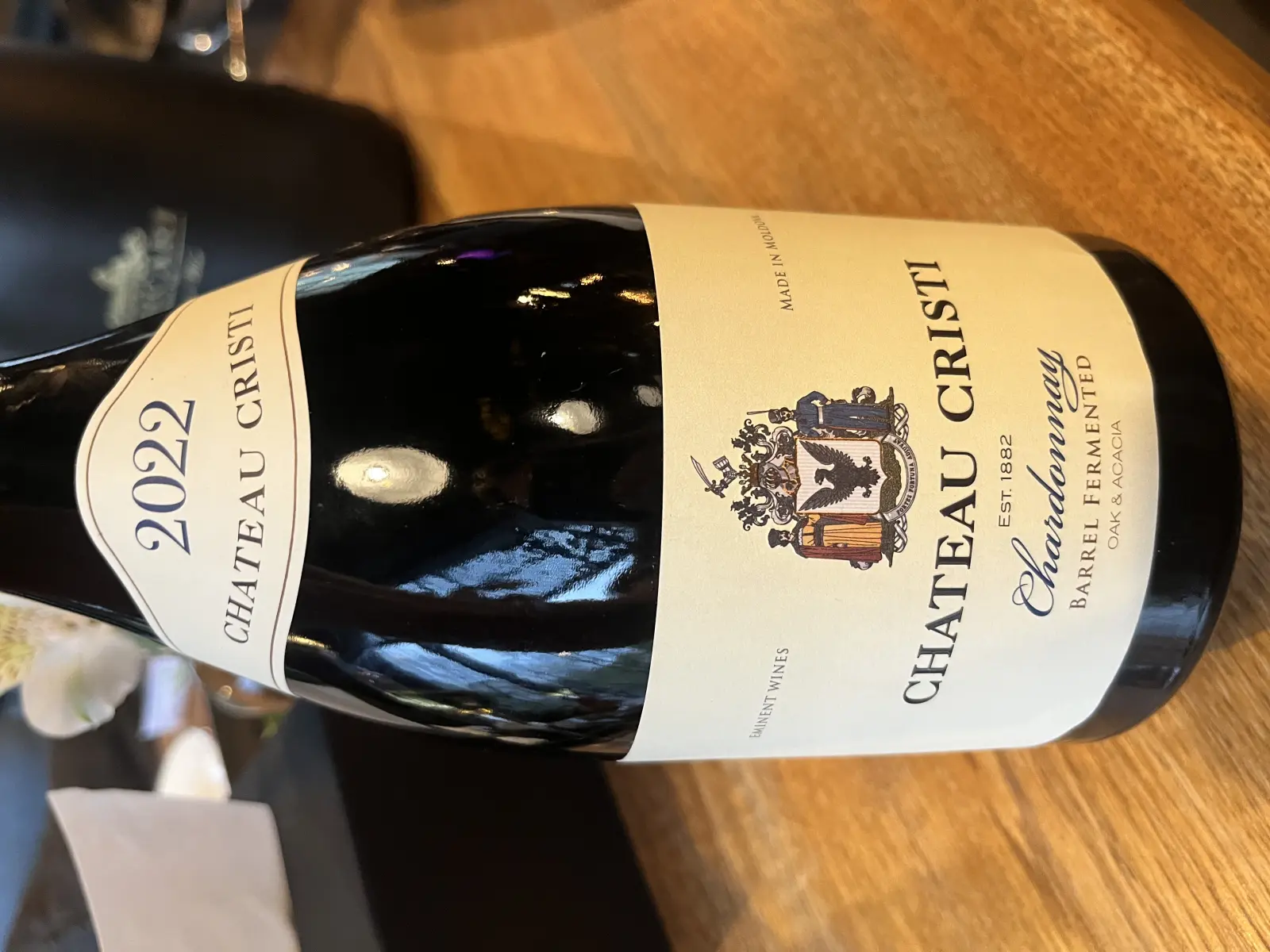 Chateau Cristi Chardonnay Barrel Fermented 2022