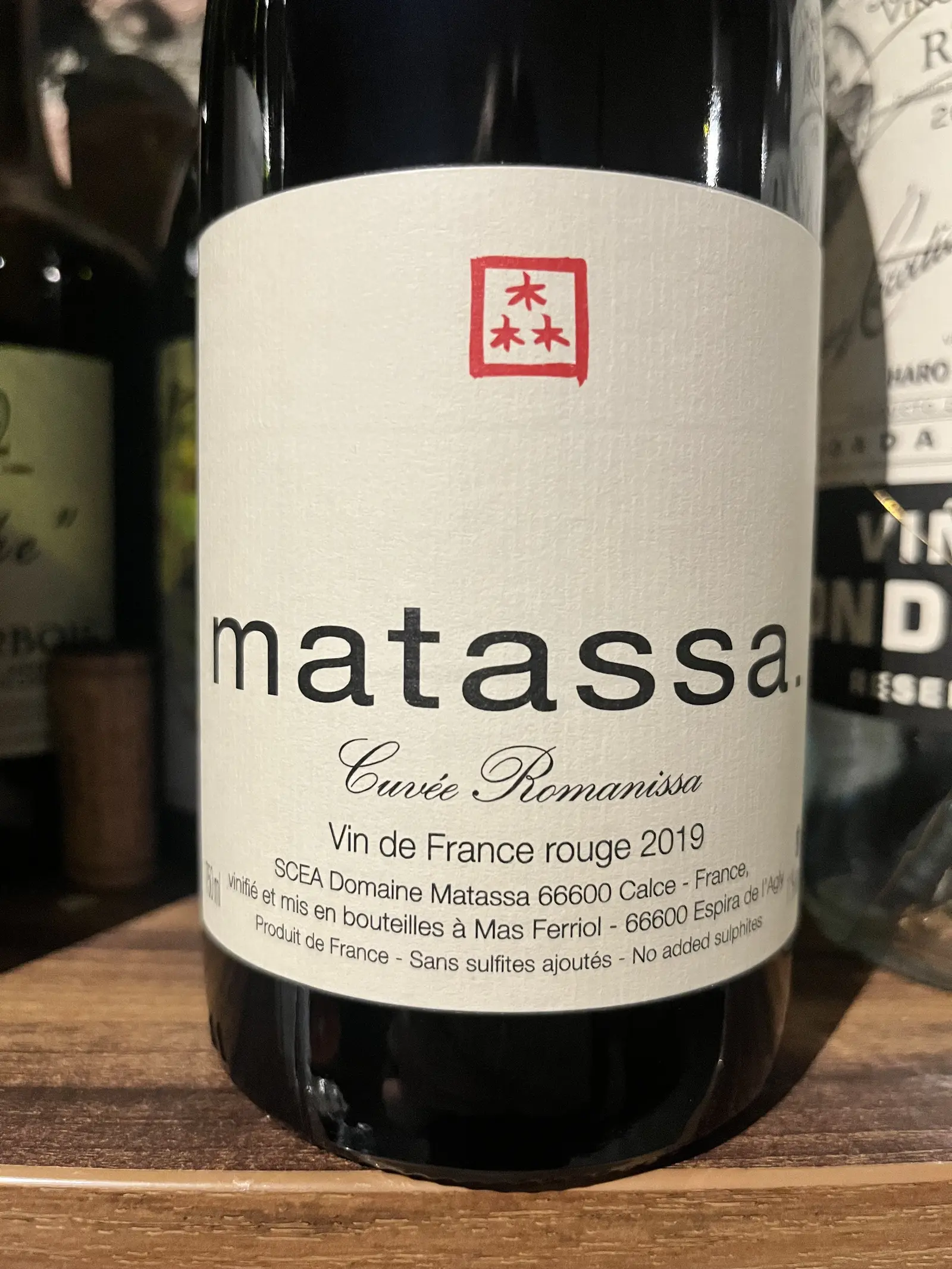 Matassa Cuvée Romanissa 2019