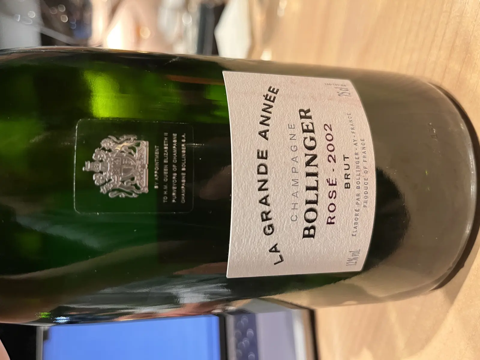 Bollinger La Grande Année Rosé 2002