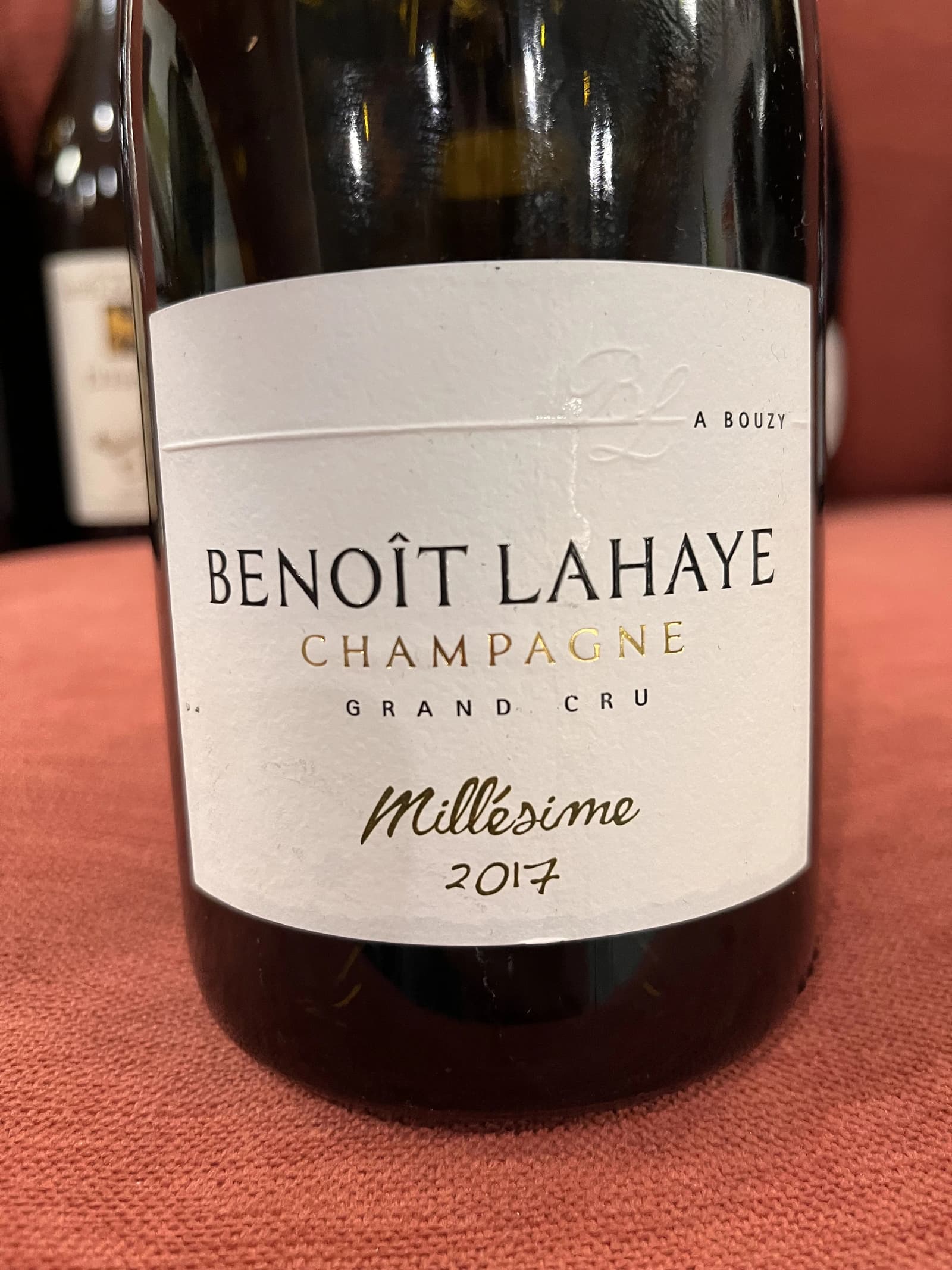 Benoît Lahaye Grand Cru 2017