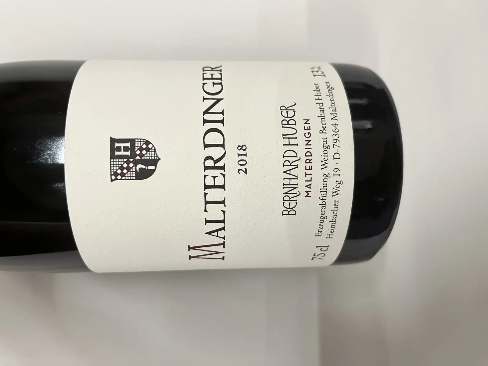 Bernhard Huber Malterdinger Rot 2018