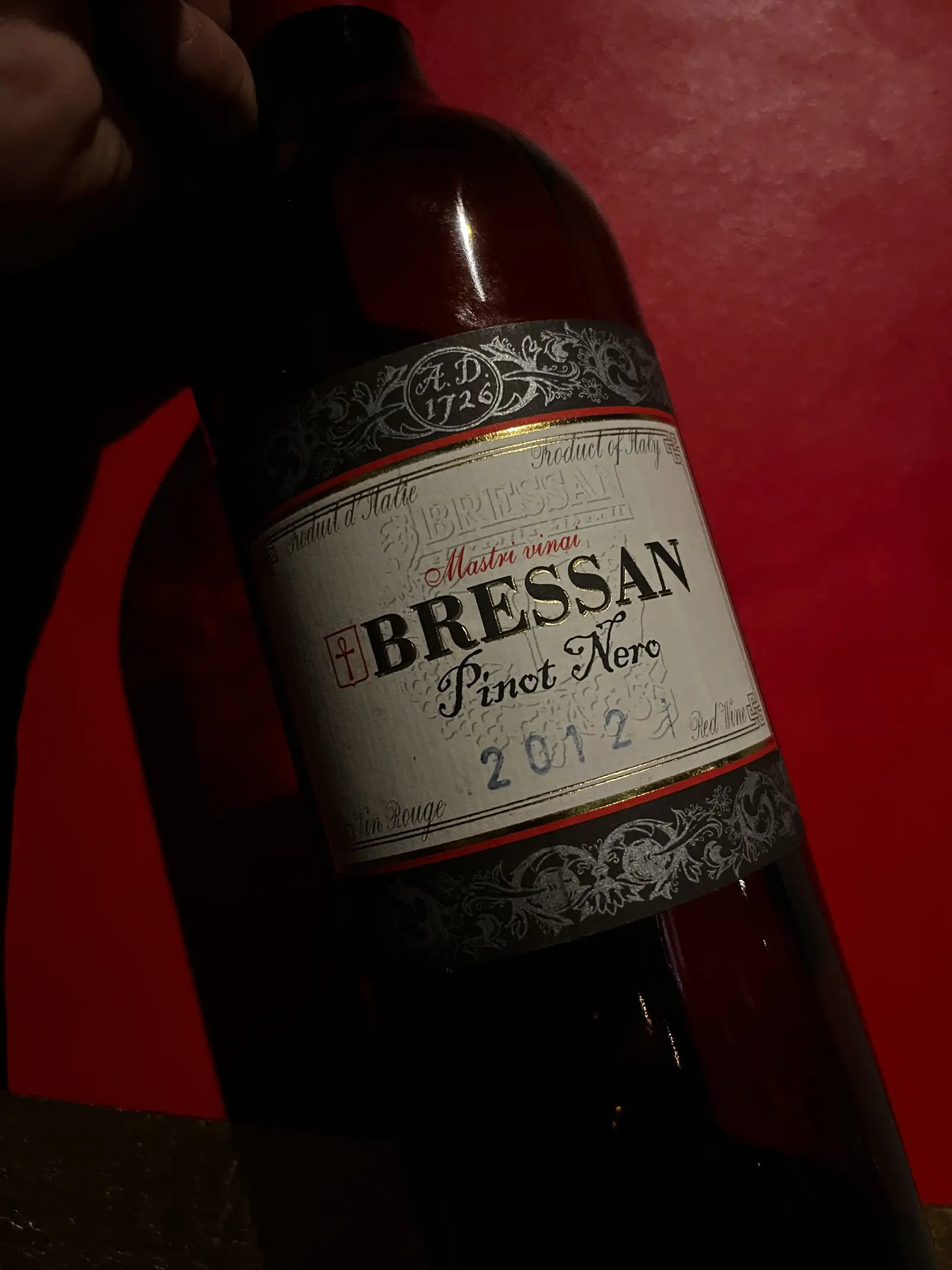 Bressan Pinot Nero 2012