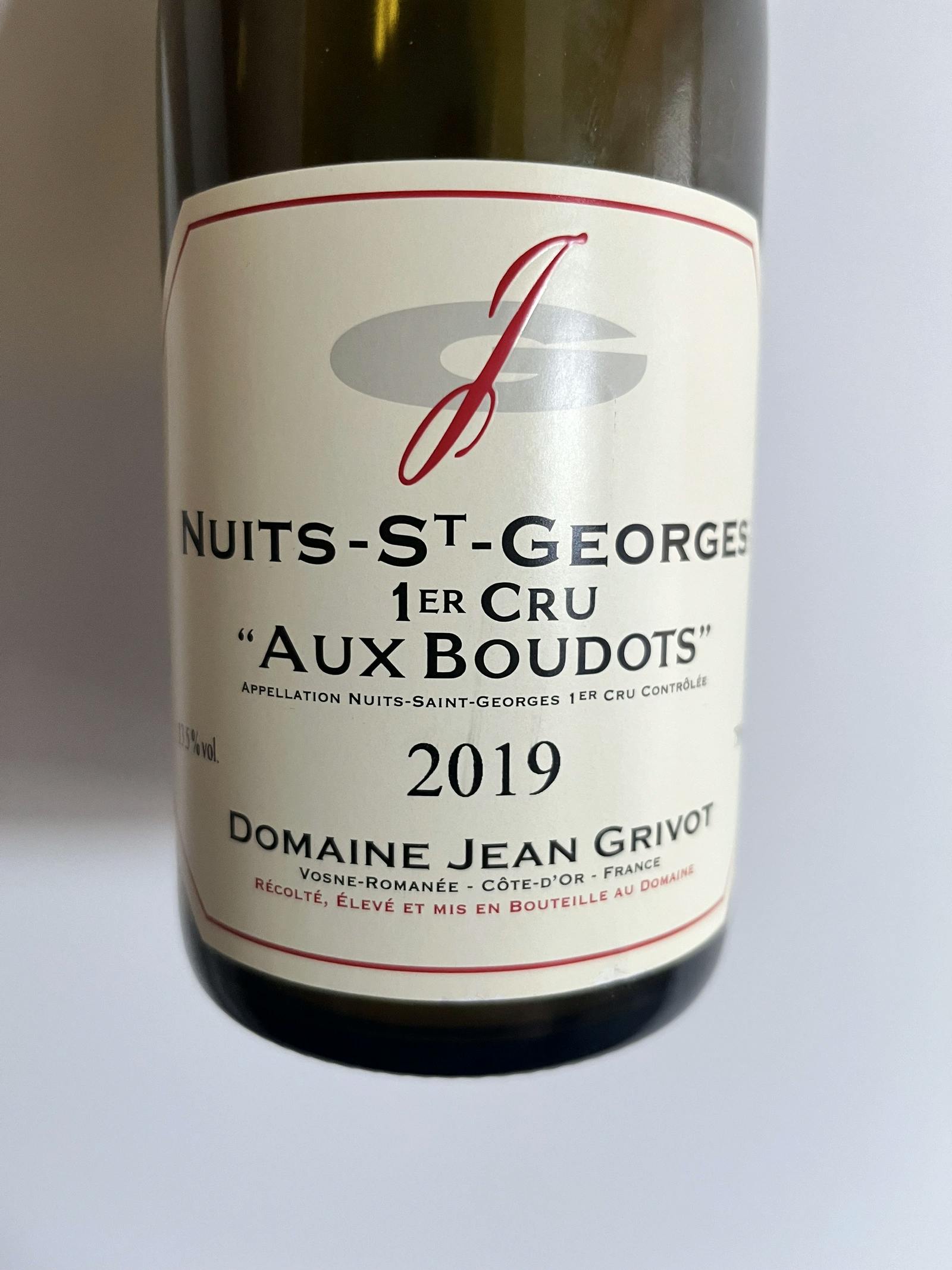 Jean Grivot Nuits-Saint-Georges 1er Cru Aux Boudots 2019