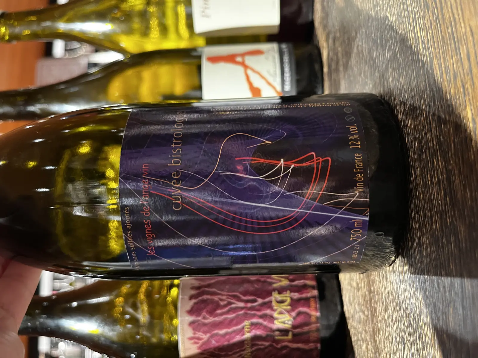 Jean-Pierre Robinot les vignes de l'ange vin cuvée bistrologie 2021