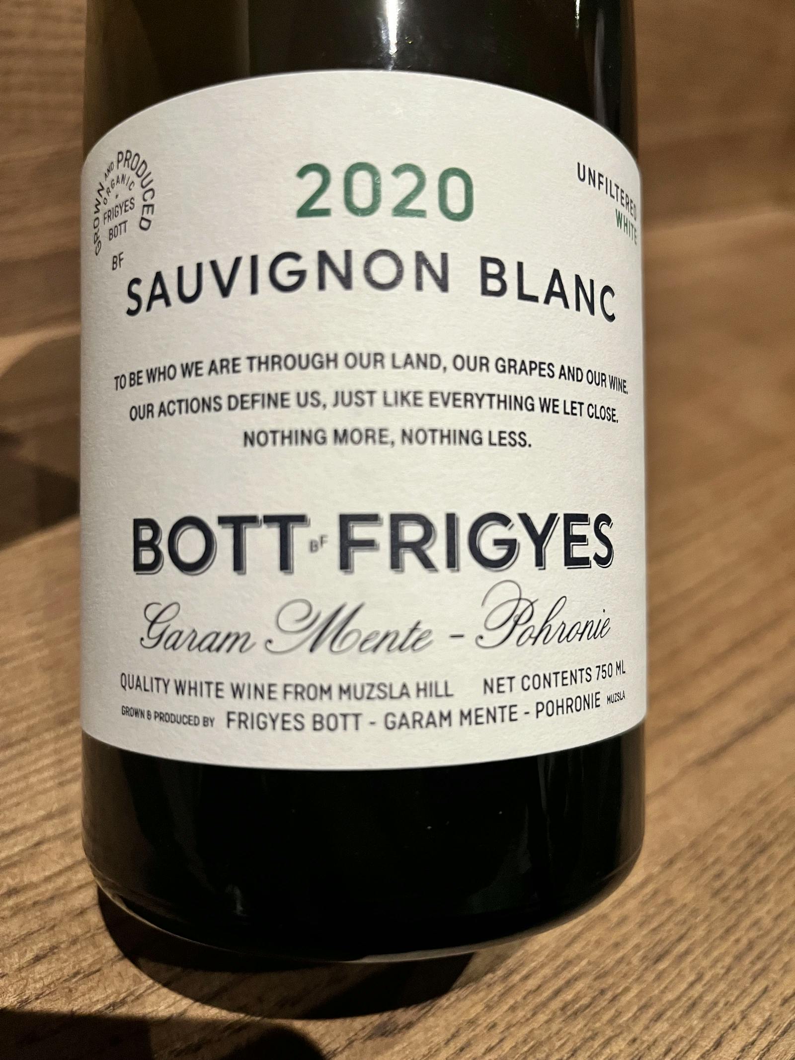 Bott Frigyes Sauvignon Blanc 2020
