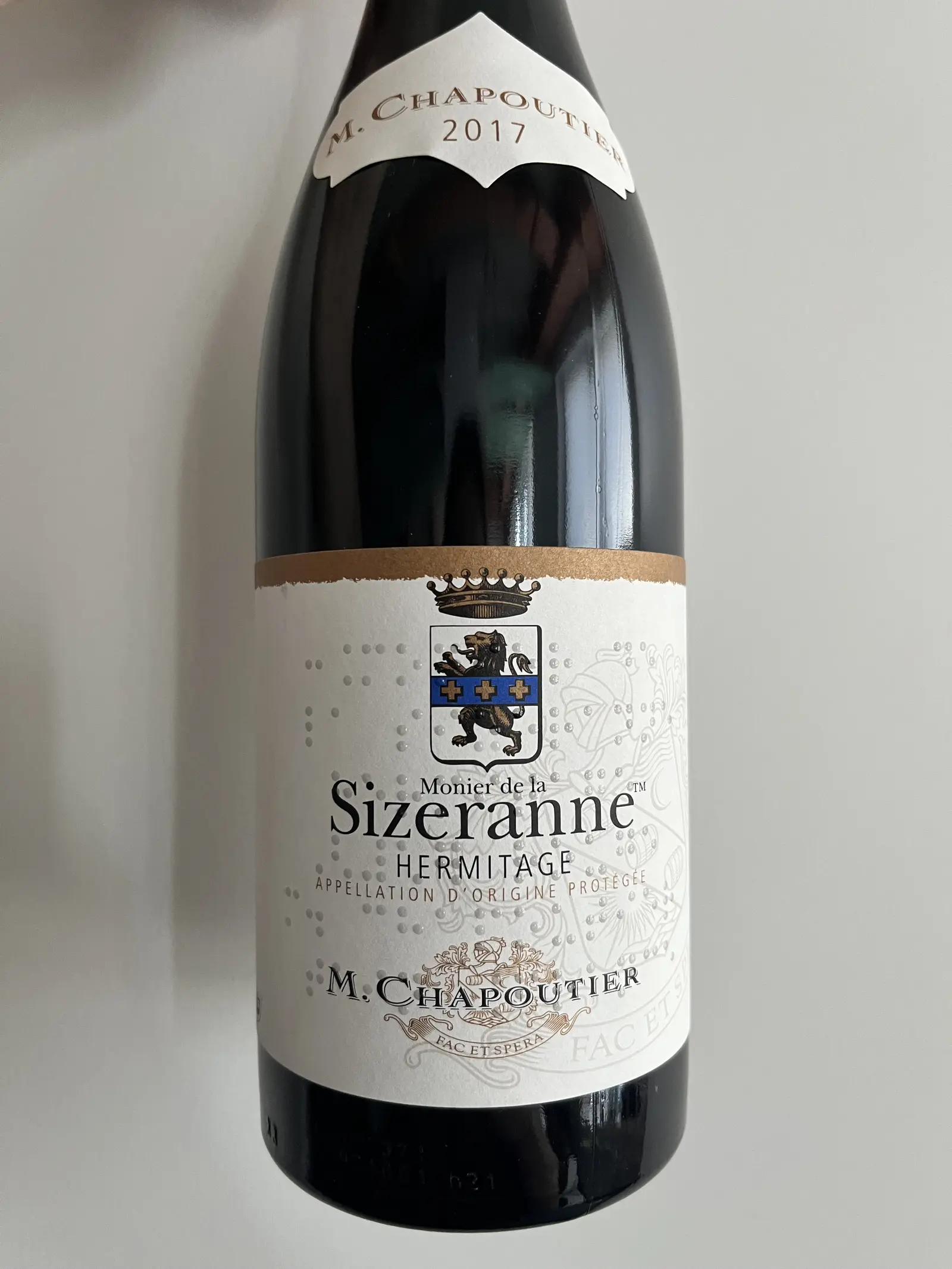 Chapoutier Monier de la Sizeranne Hermitage 2017