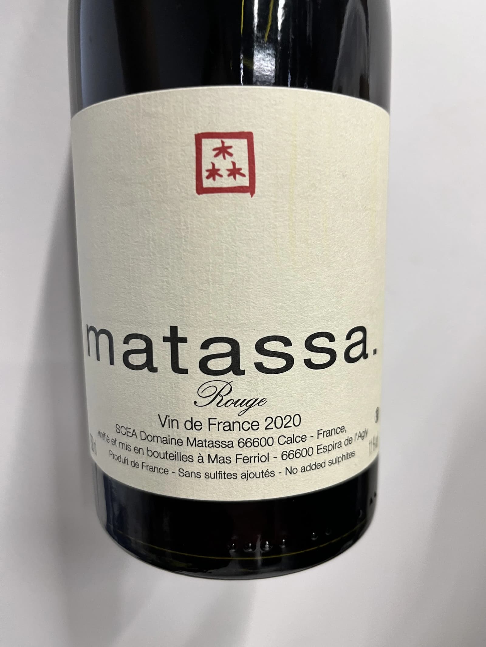 Matassa Rouge 2020