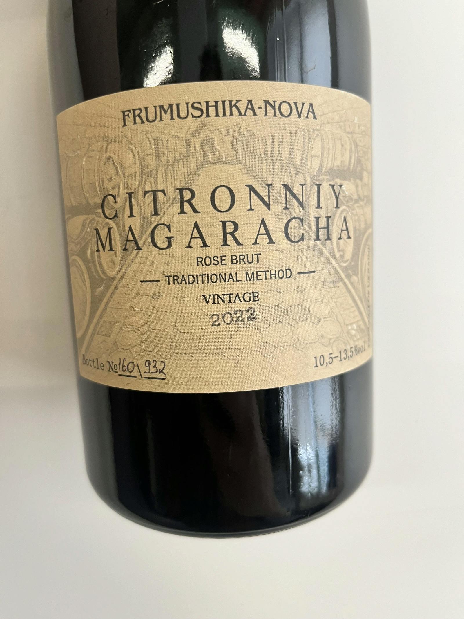 Frumushika-Nova Citronniy Magaracha Rose Brut Traditional Method 2022