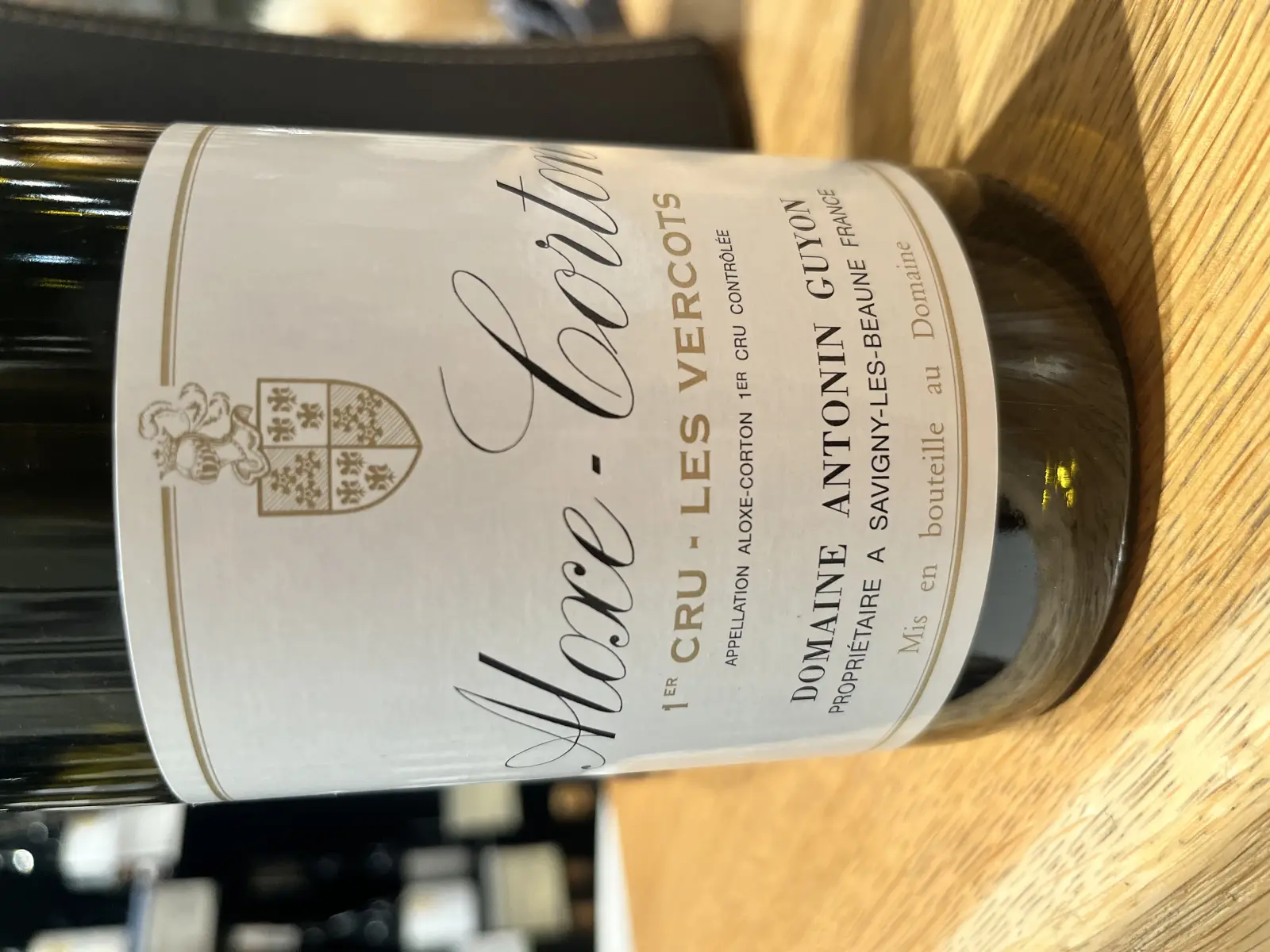 Domaine Antonin Guyon Aloxe Corton 1er Cru Les Vercots 2018