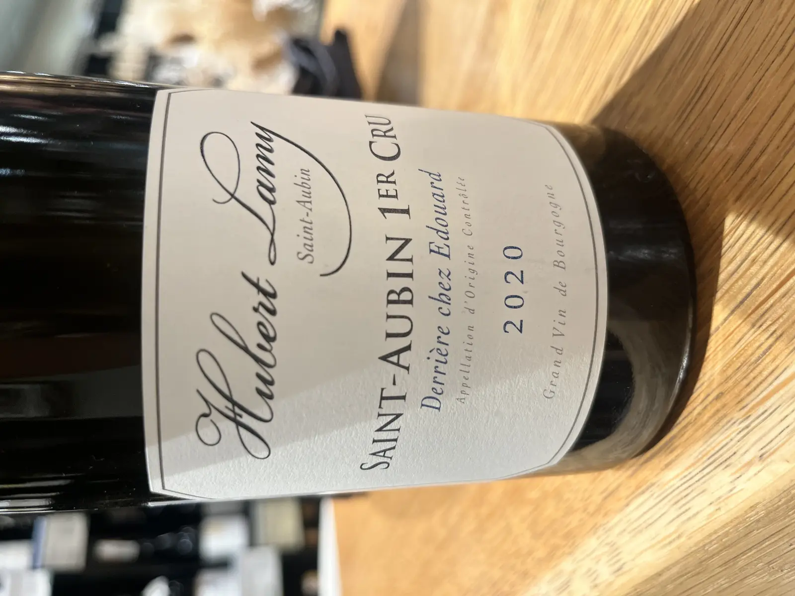 Hubert Lamy Saint-Aubin 1er Cru Derrière chez Edouard 2020