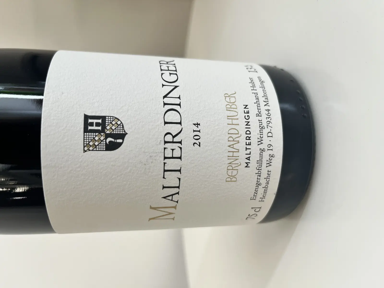 Bernhard Huber Malterdinger Rot 2014