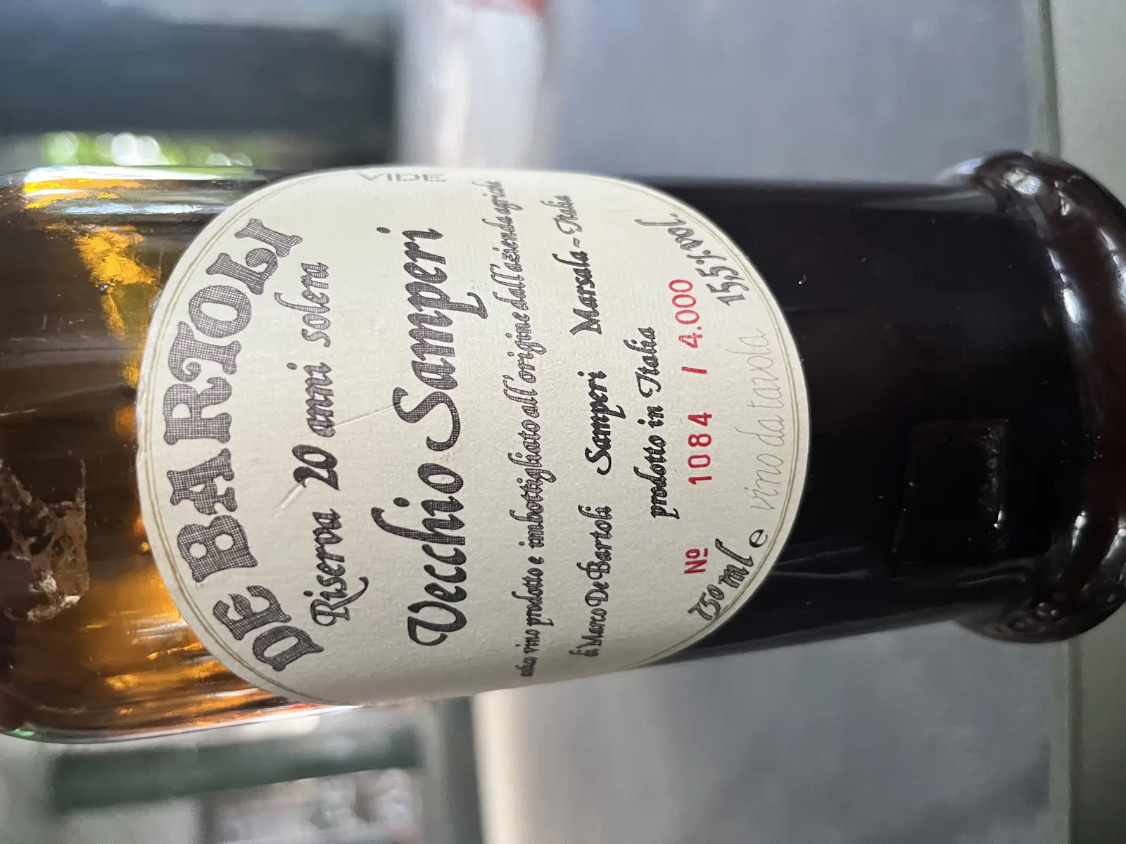 Marco De Bartoli Vecchio Samperi Riserva 20 Anni Solera NV