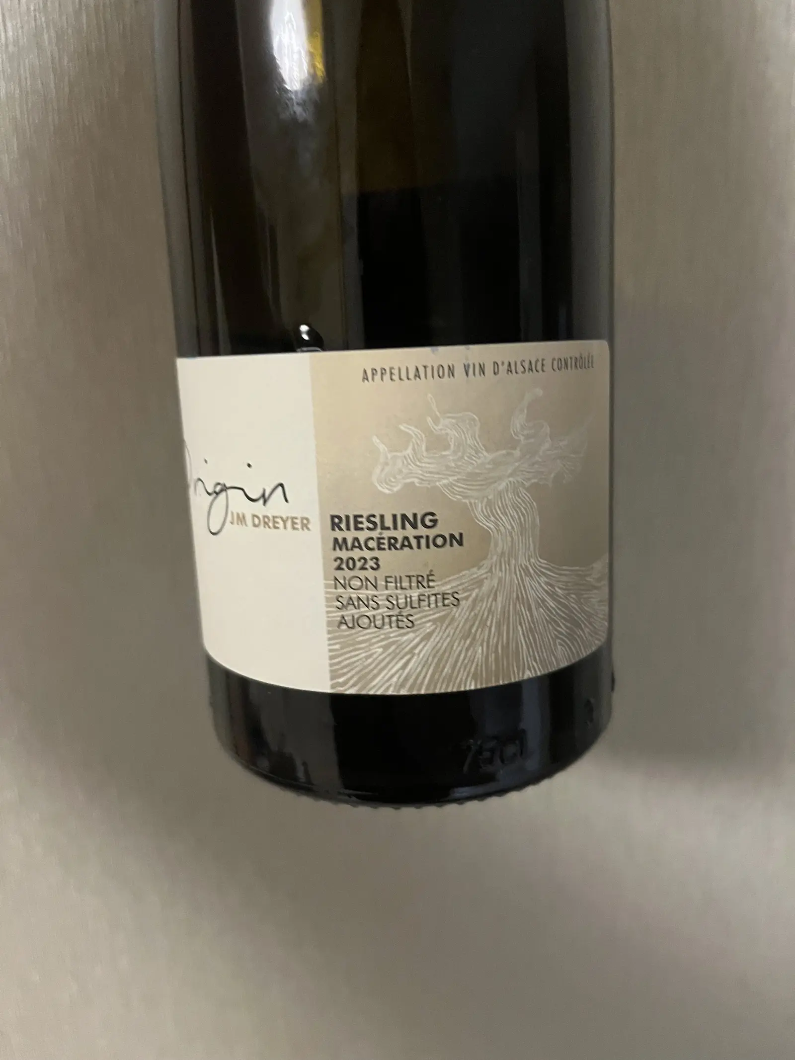 JM Dreyer Origin Riesling Macération 2023