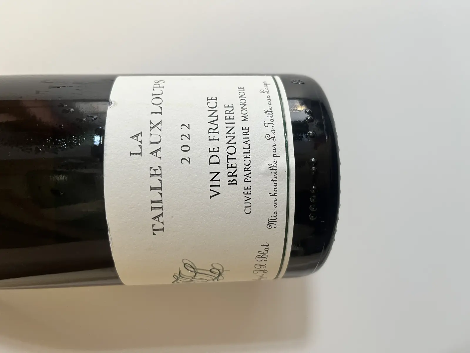 Domaine de la Taille Aux Loups Bretonniere Cuvée Parcellaire Monopole 2022