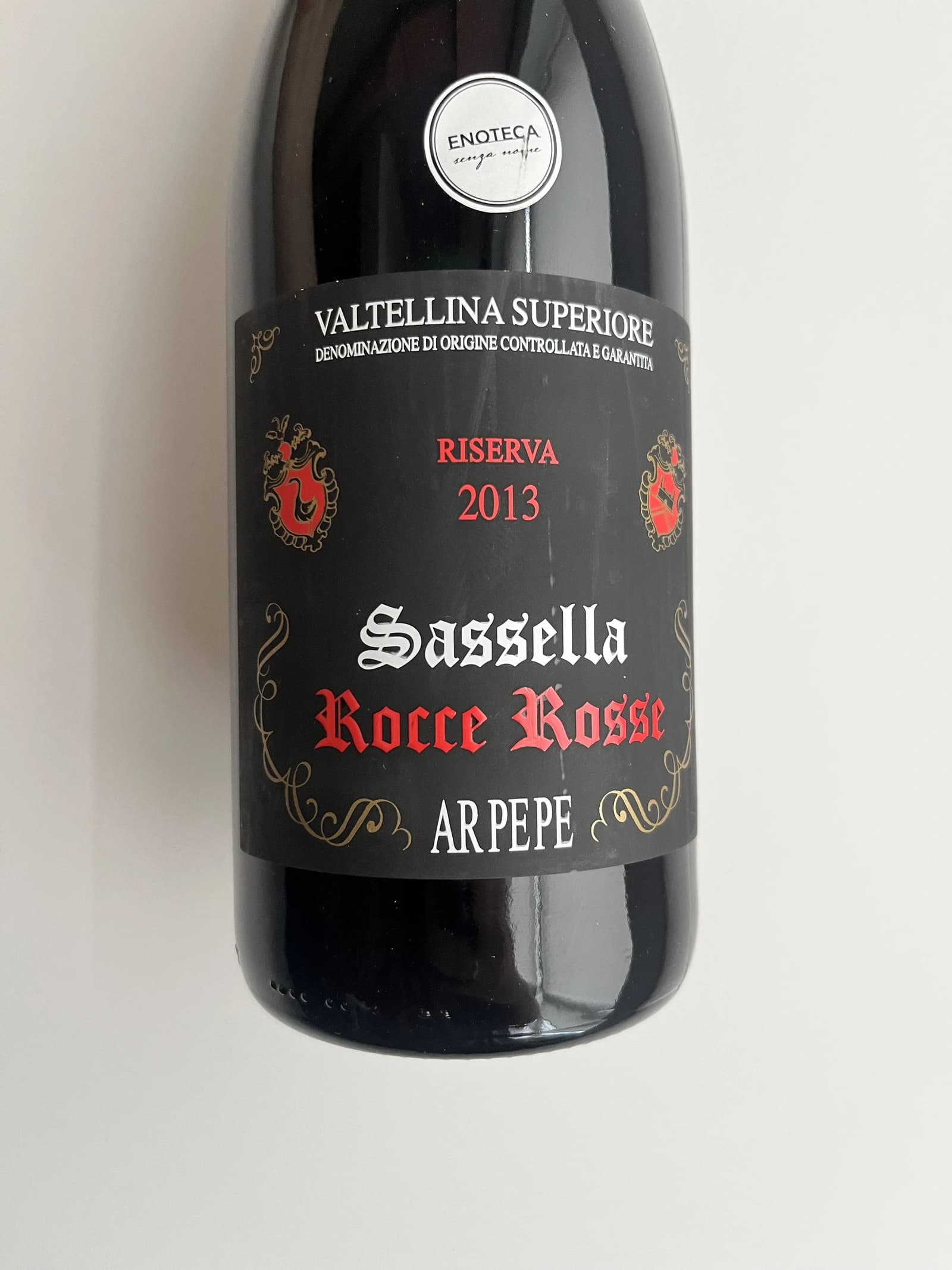 Arpepe Sassella Rocce Rosse Valtellina Superiore Riserva 2013