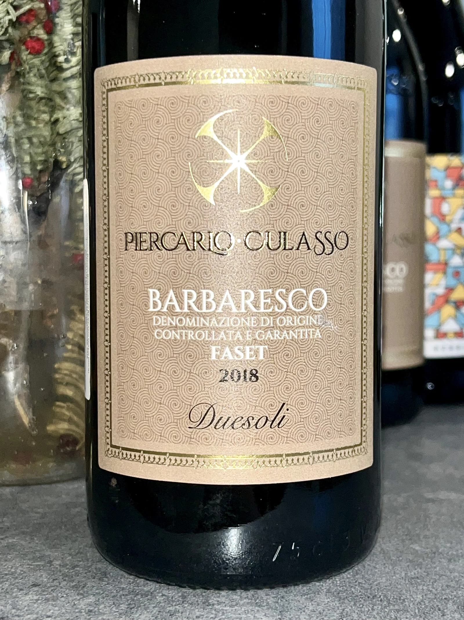 Piercarlo Culasso Barbaresco Faset Duesoli 2018