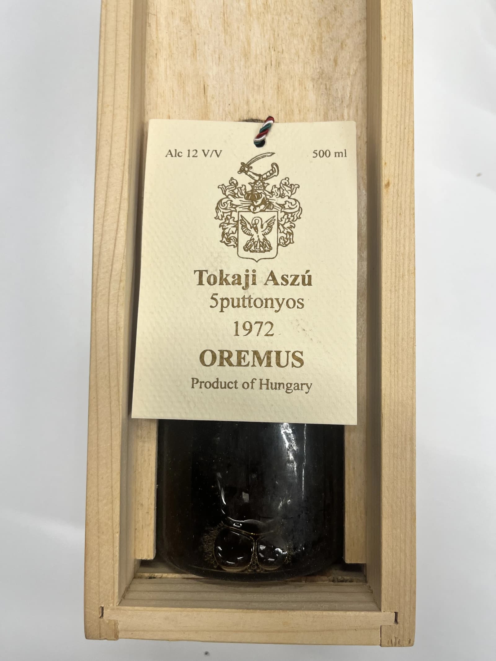 Oremus Tokaji Aszú 5 Puttonyos 1972