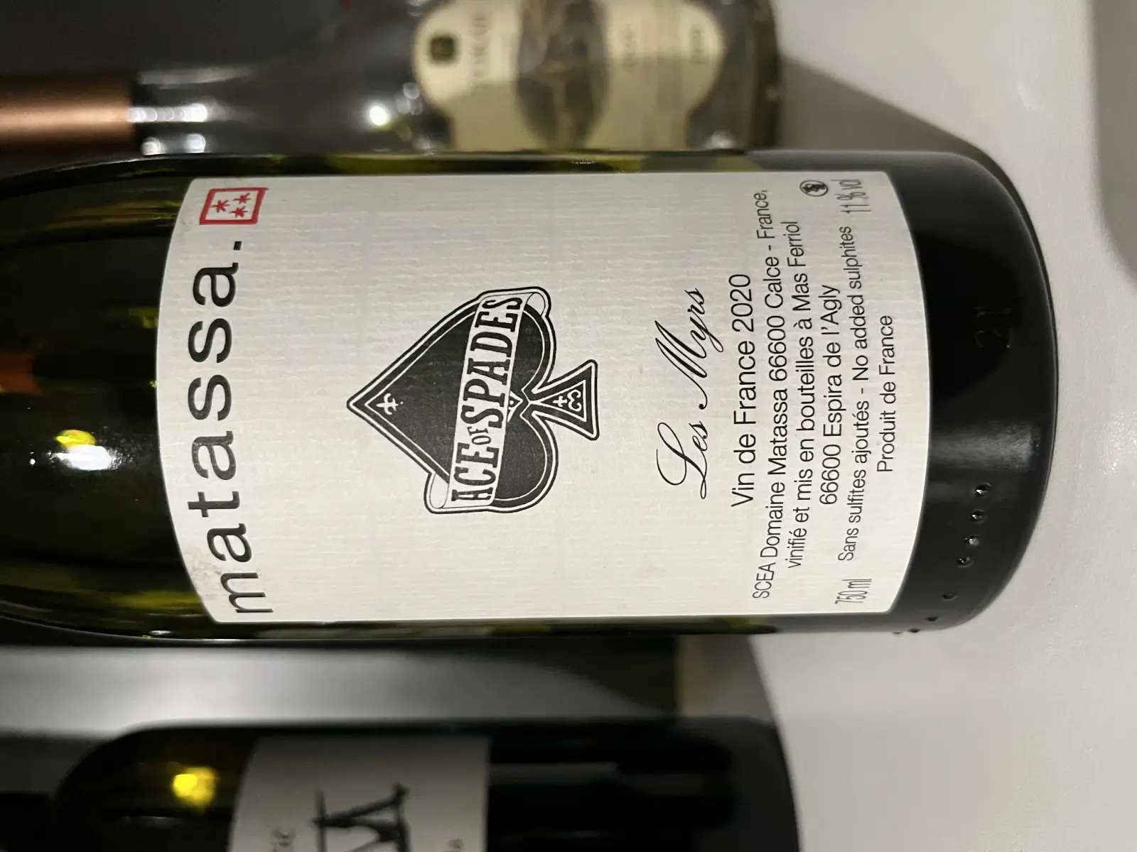 Matassa Ace of Spades Les Myrs 2020