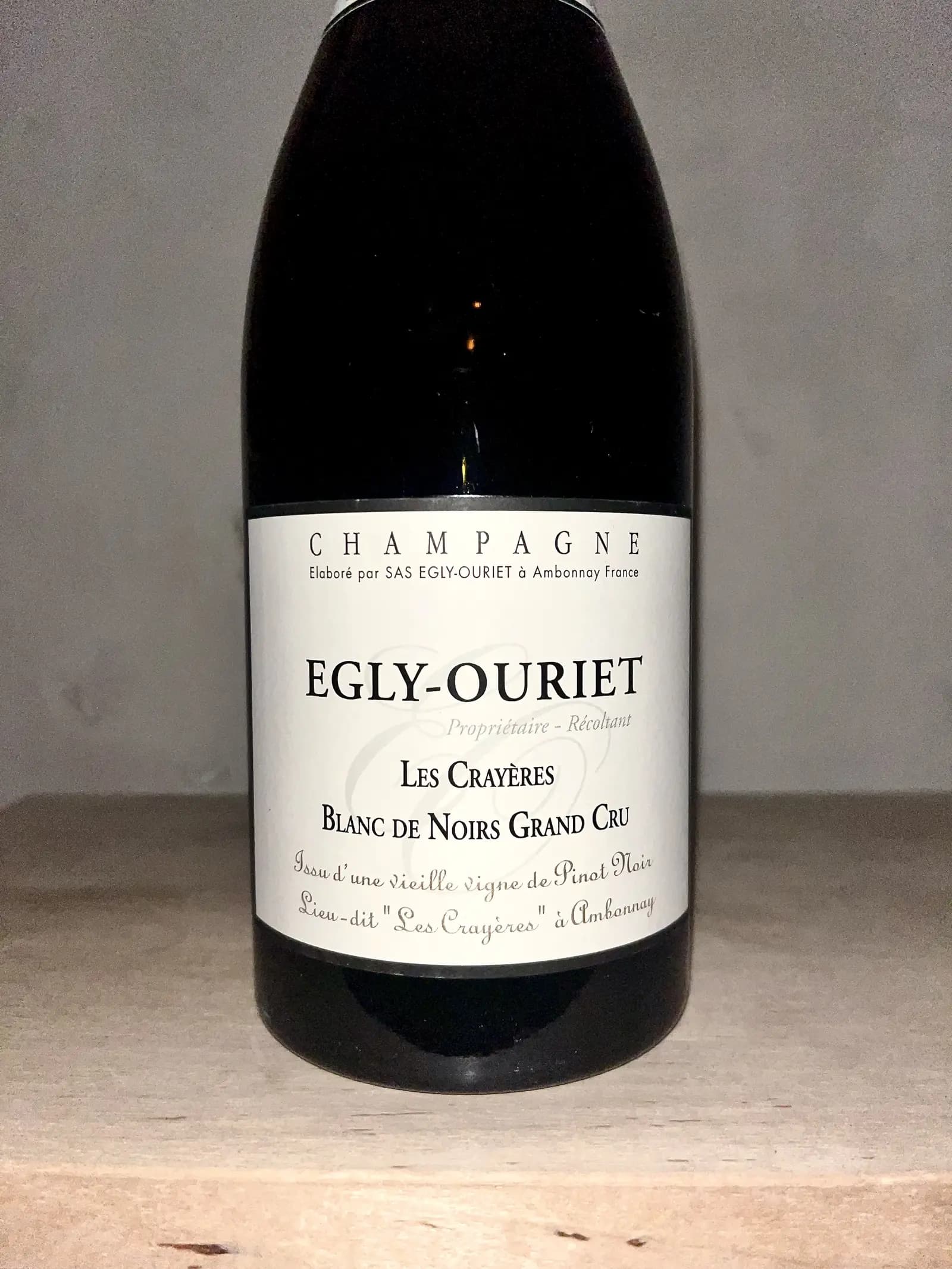 Egly-Ouriet Les Crayères Blanc de Noirs Grand Cru (d2024) NV