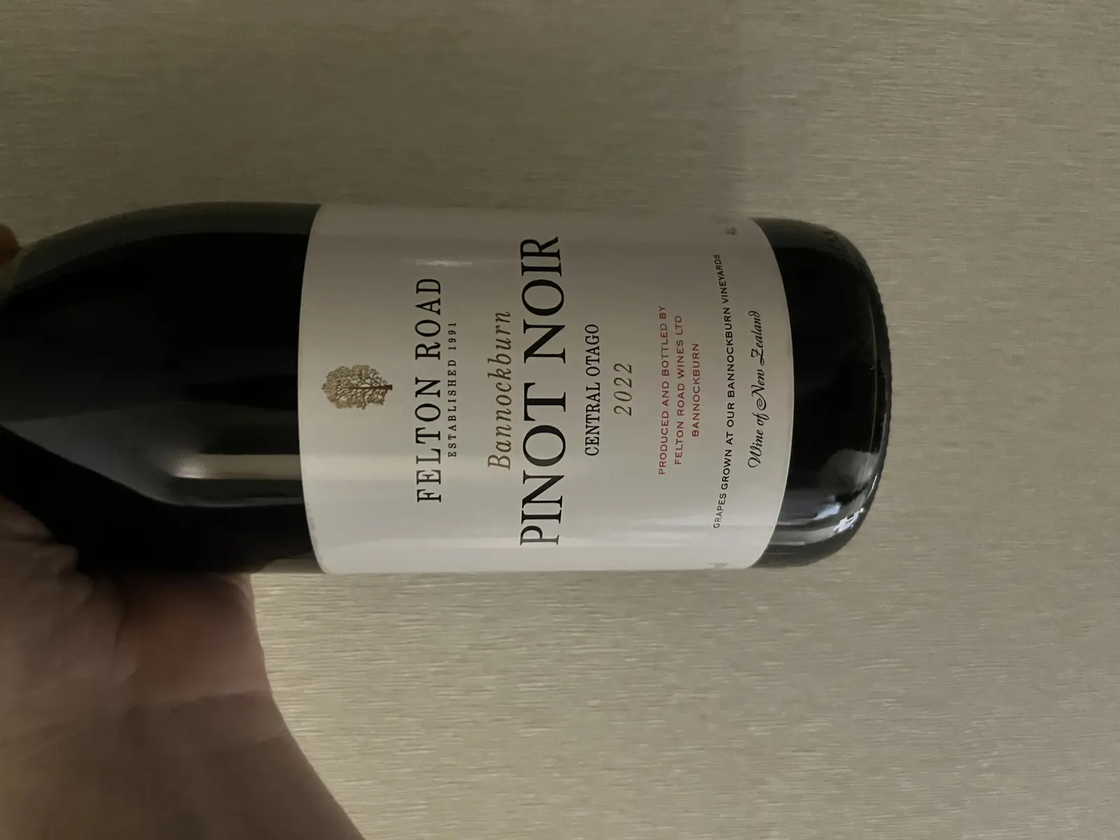 Felton Road Bannockburn Pinot Noir 2022