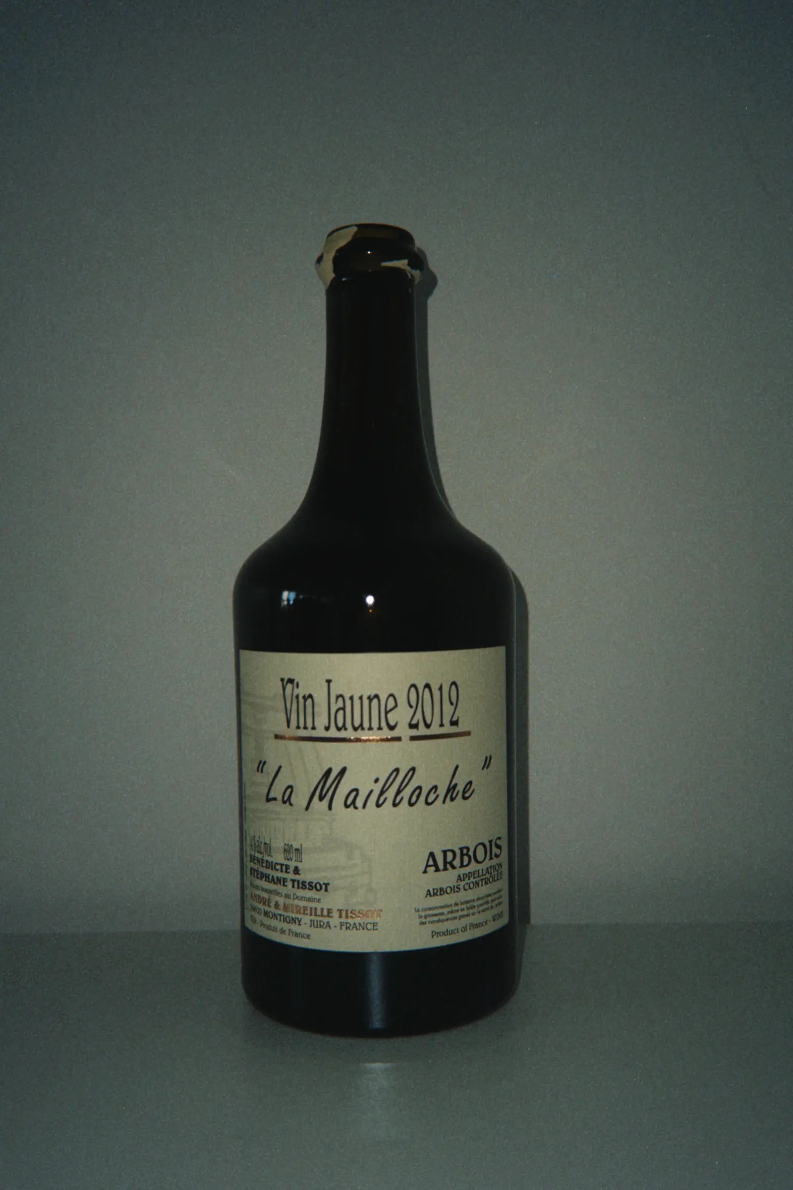 Andre et Mireille Tissot La Mailloche Vin Jaune 2012