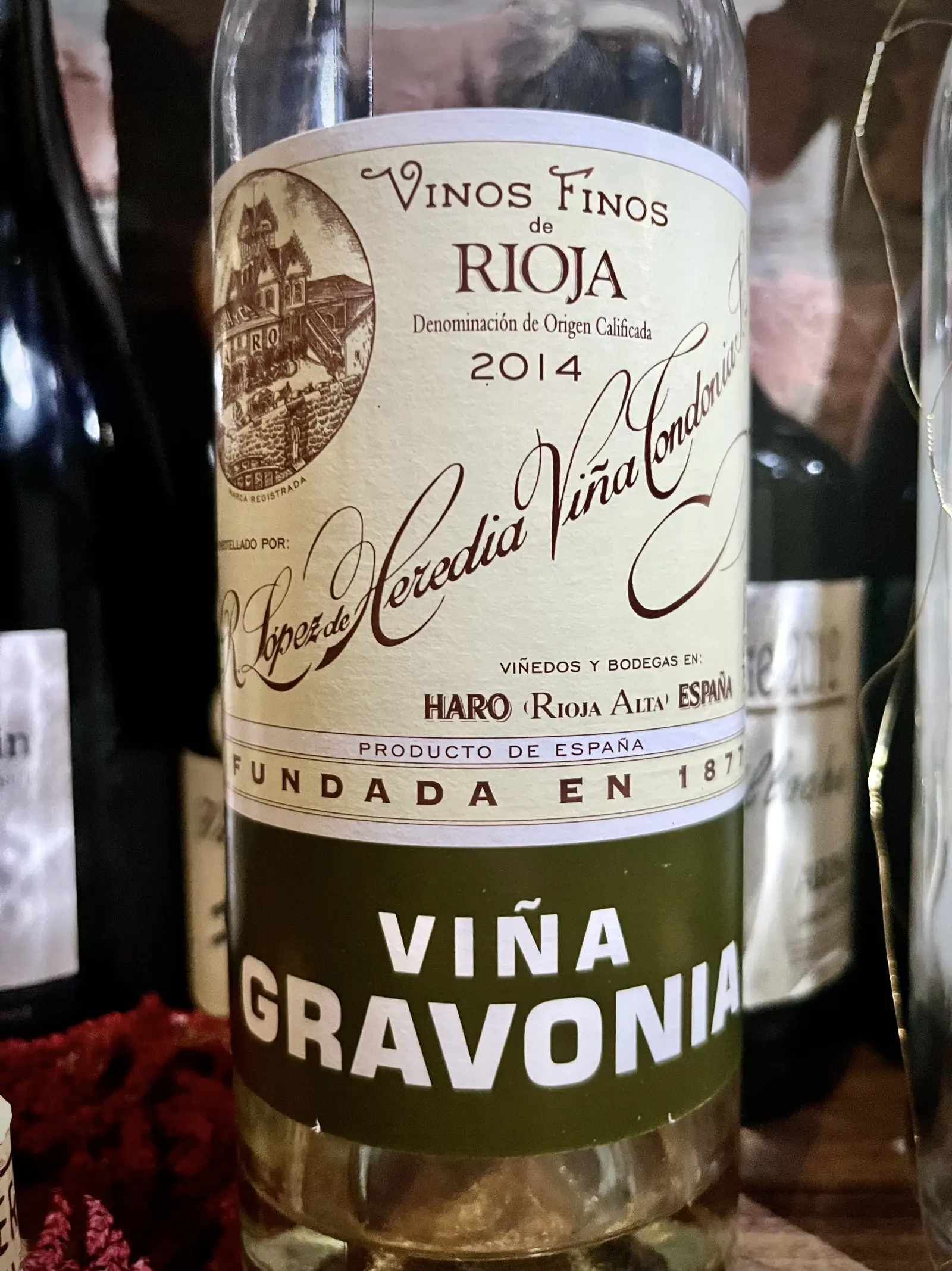 R. López de Heredia Viña Gravonia Blanco Crianza 2014
