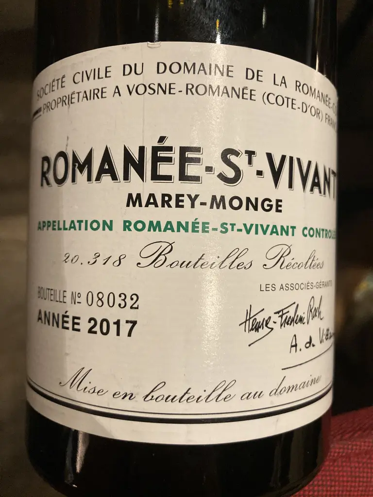 Domaine de la Romanée-Conti Romanée-Saint-Vivant Grand Cru 2017