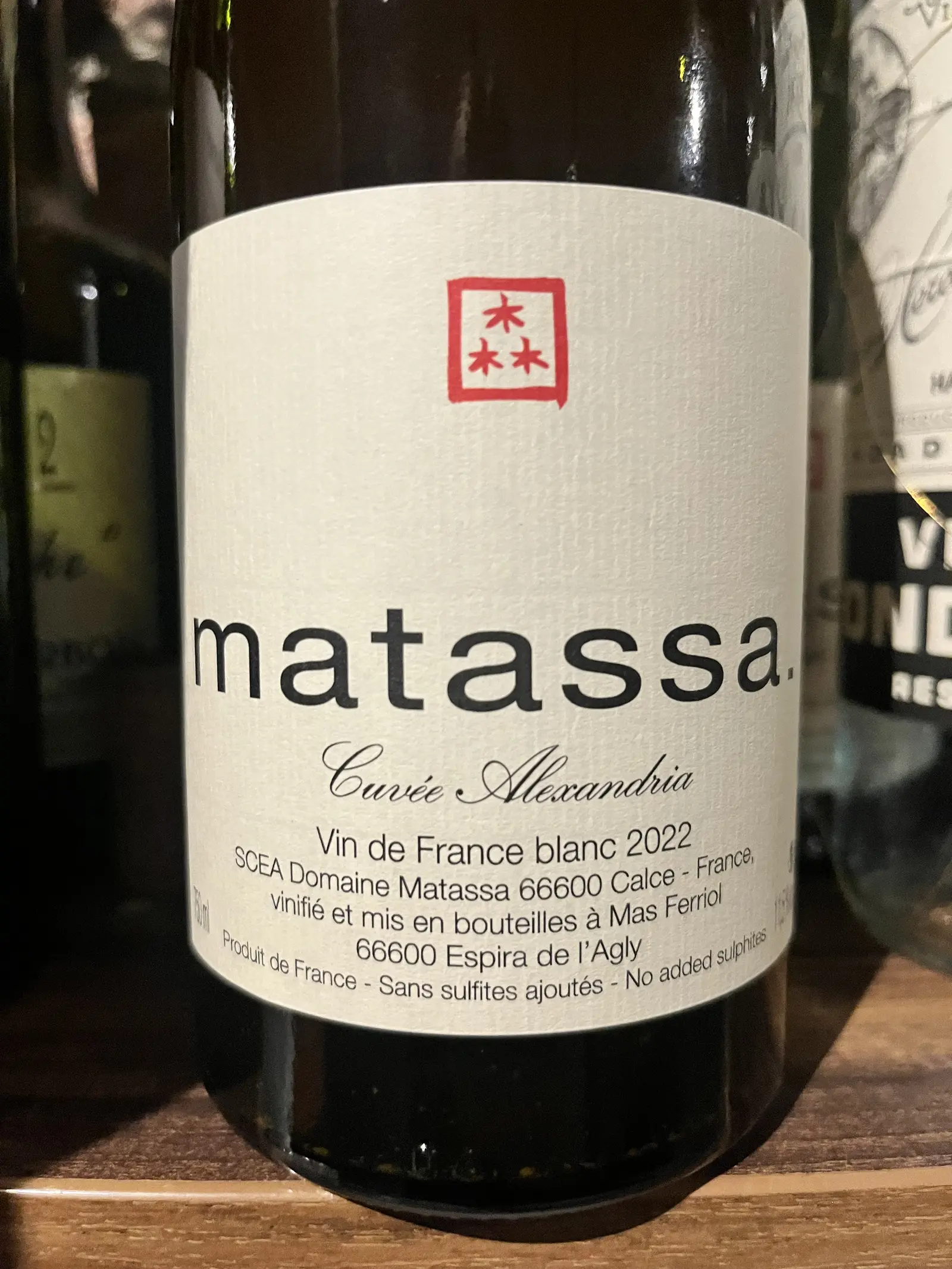 Matassa Cuvée Alexandria 2022