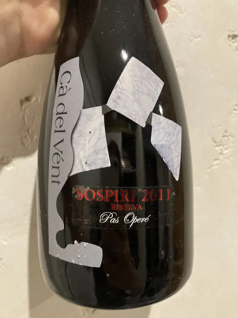 Cà del Vént Sospiri Brut Riserva Pas Operé 2011