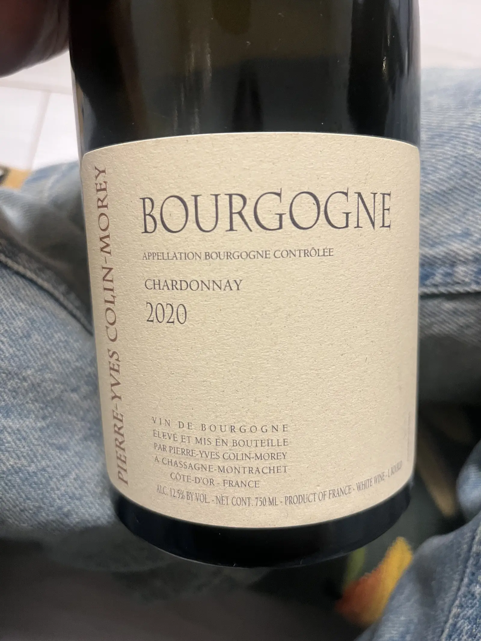 Pierre-Yves Colin-Morey Bourgogne Chardonnay 2020