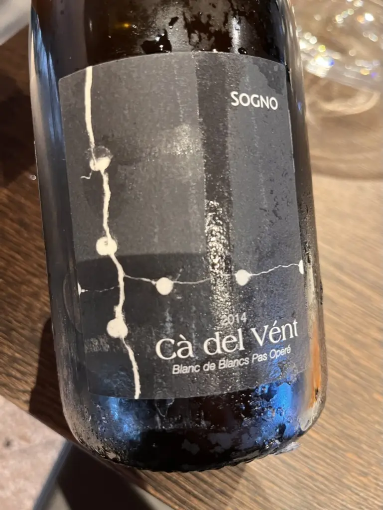 Cà del Vént Sogno Blanc de Blancs Pas Operé 2014