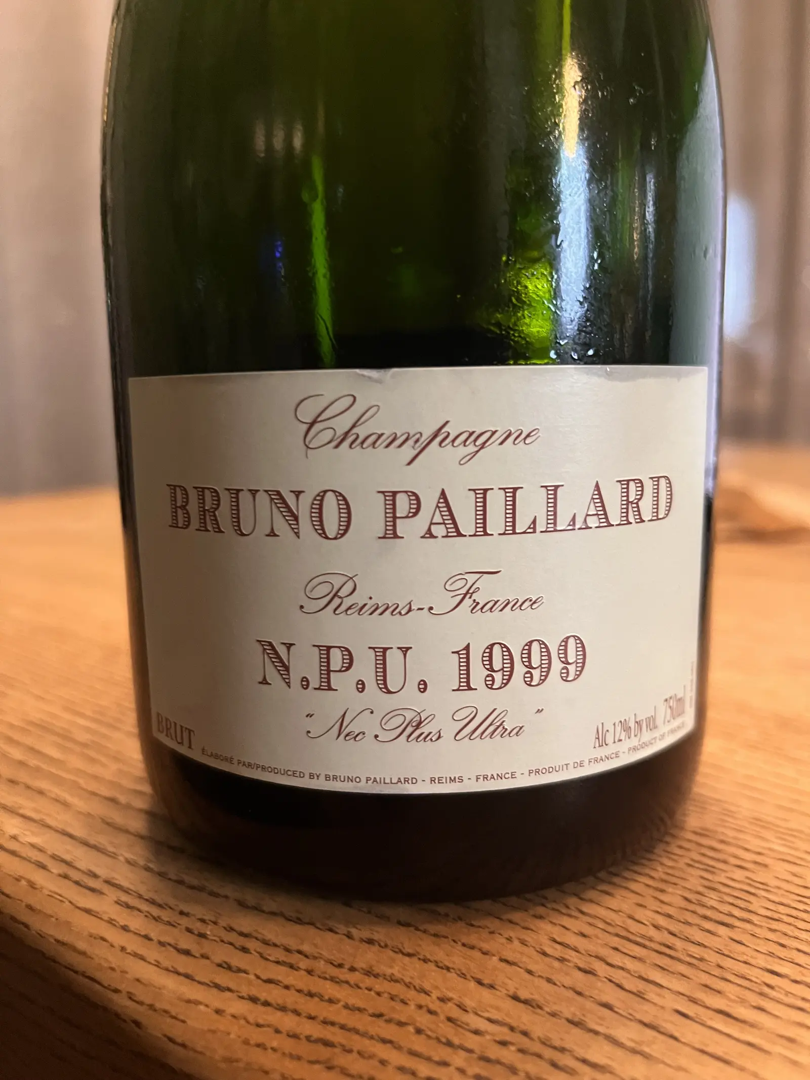 Bruno Paillard N.P.U. 1999