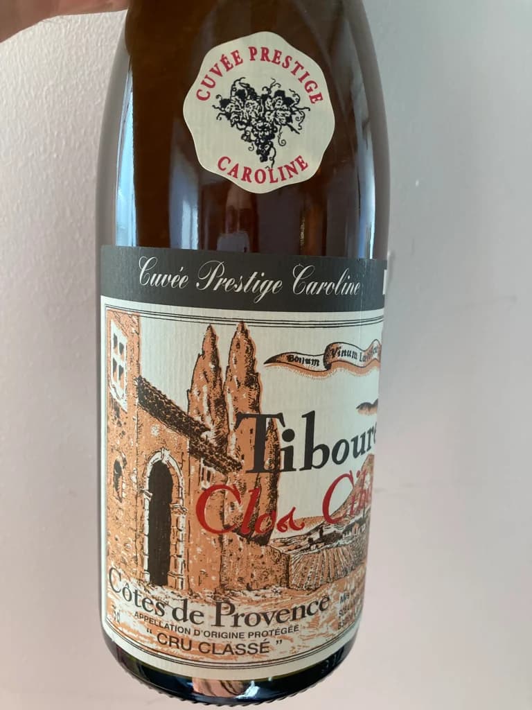 Clos Cibonne Cuvée Prestige Caroline Tibouren Rosé Cru Classé 2018