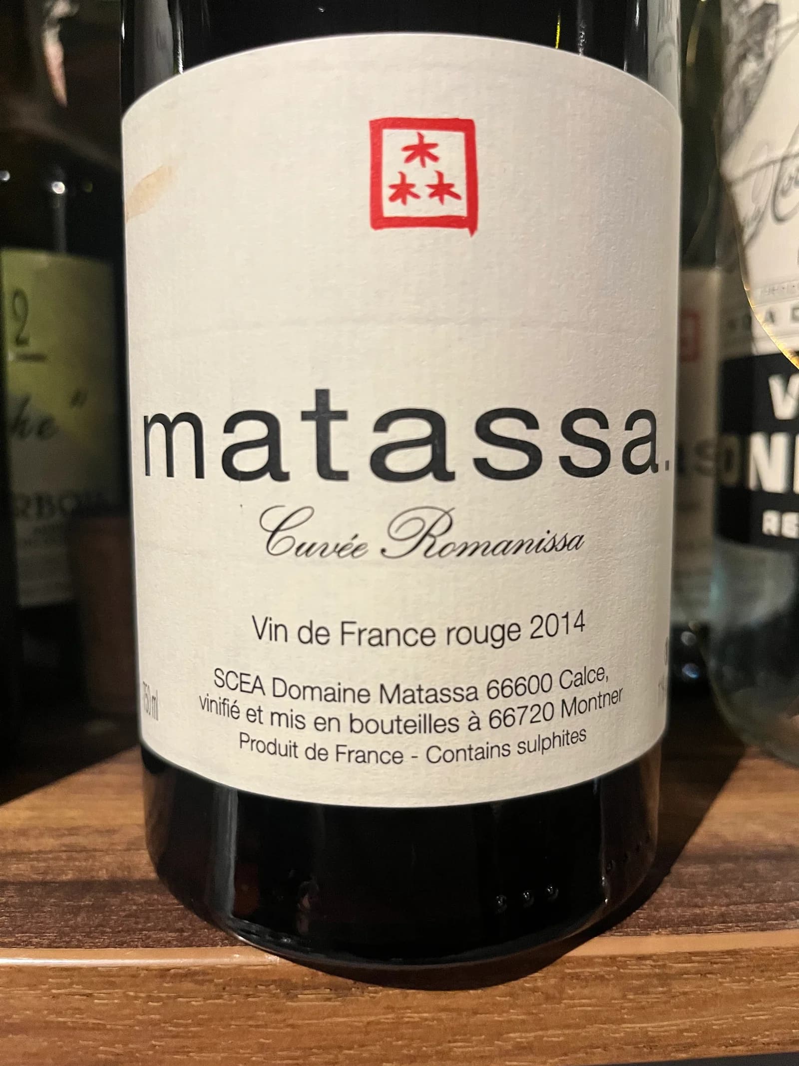 Matassa Cuvée Romanissa 2014