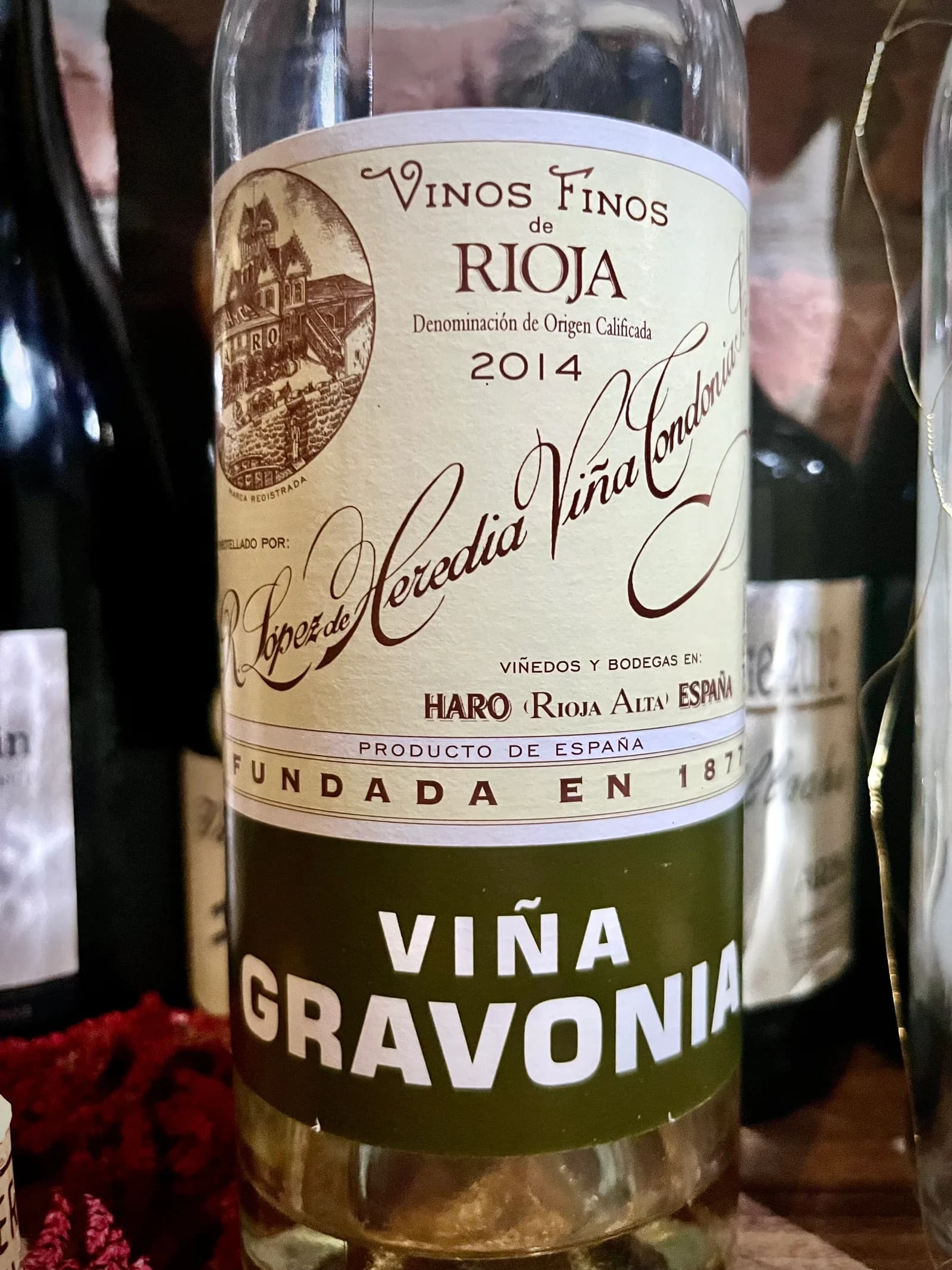 R. López de Heredia Viña Gravonia Blanco Crianza 2014