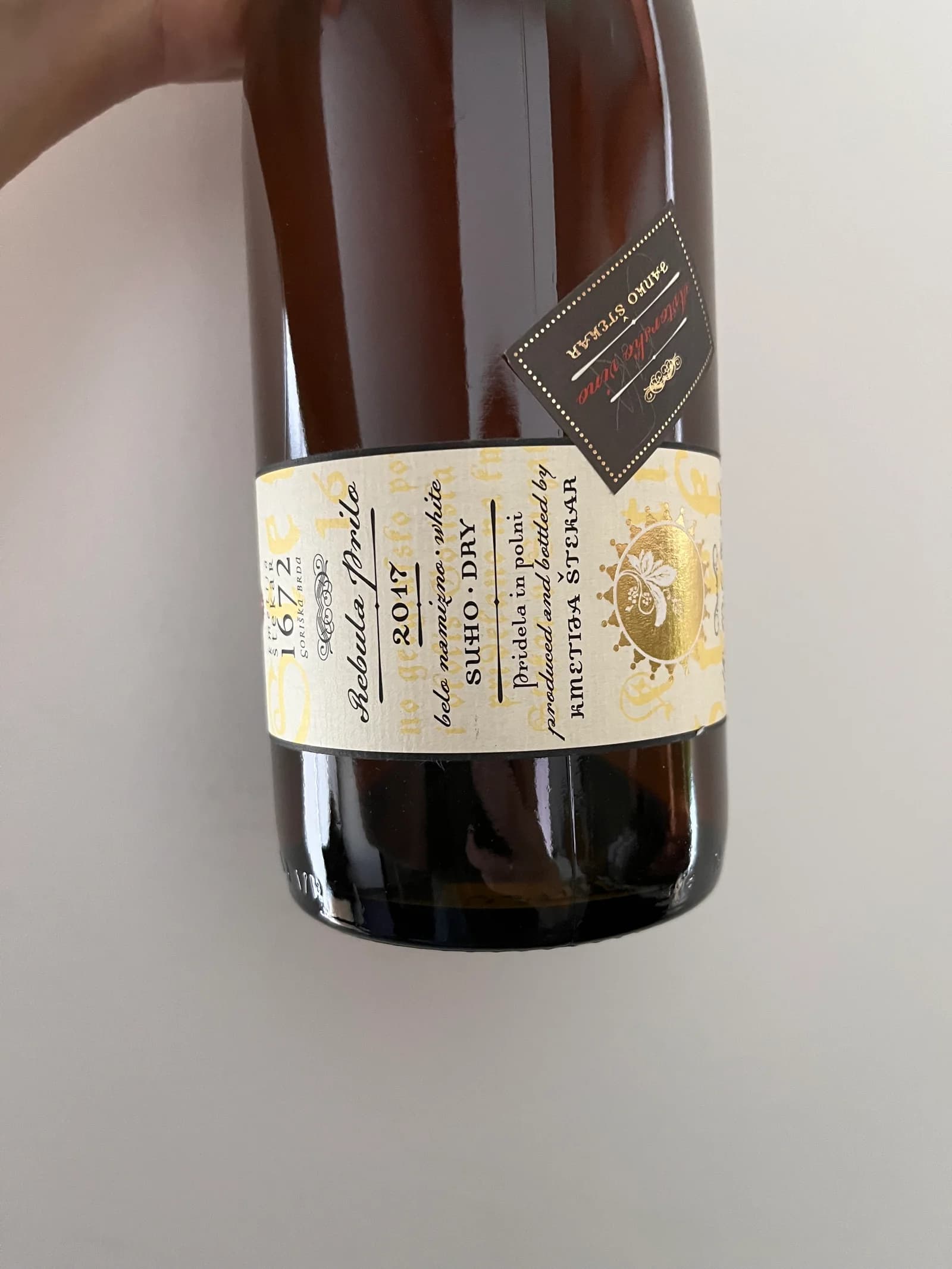 Kmetija Štekar Rebula Prilo 2017