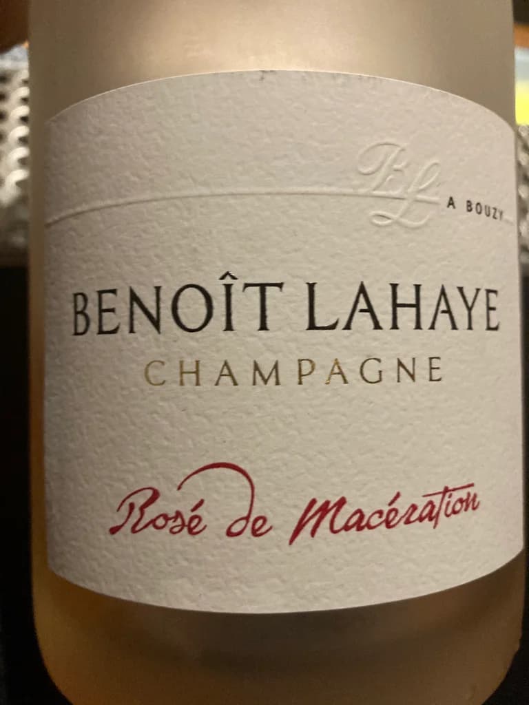 Benoît Lahaye Rosé de Macération a Bouzy (d2020) NV