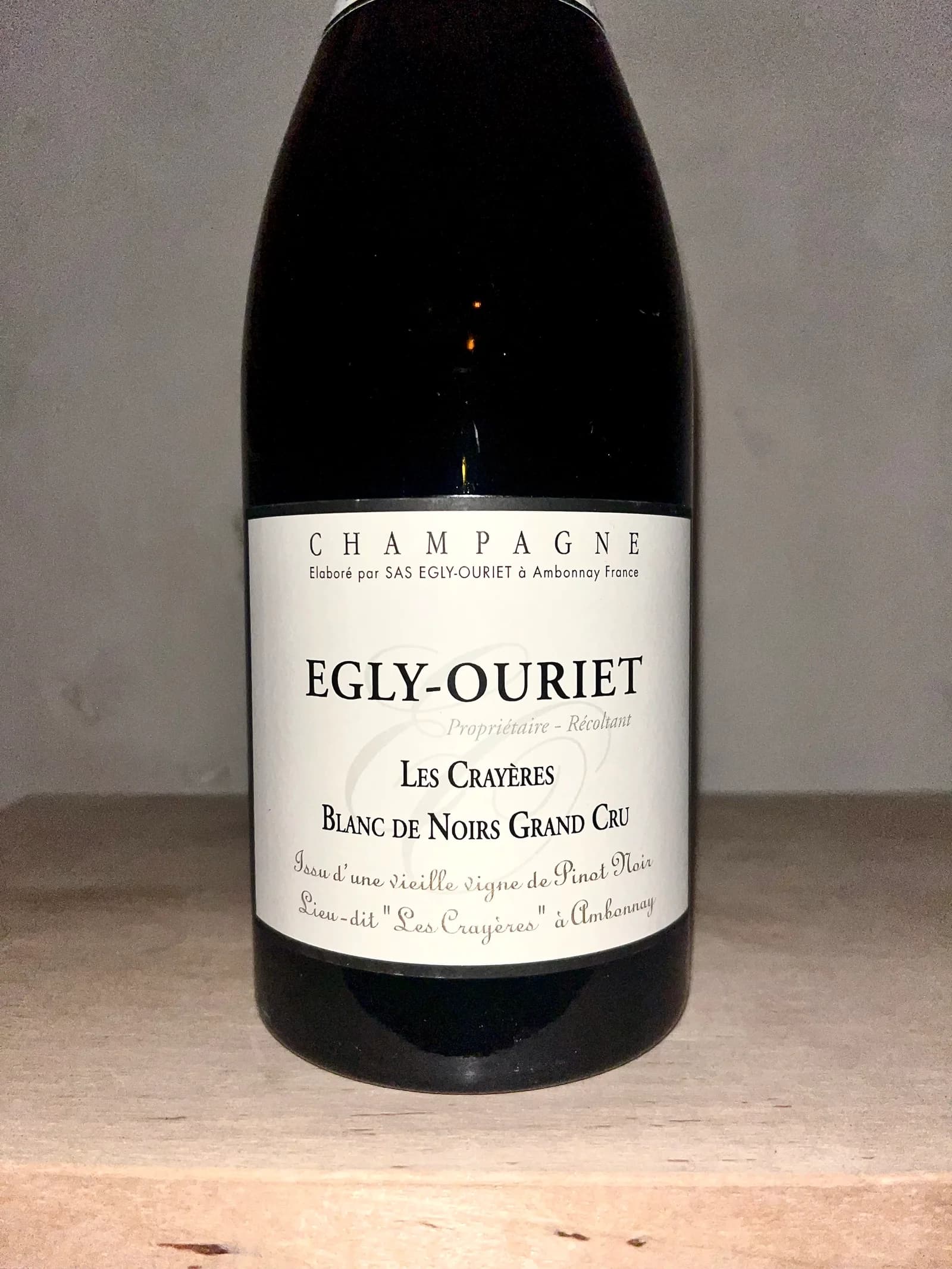 Egly-Ouriet Les Crayères Blanc de Noirs Grand Cru (d2024)