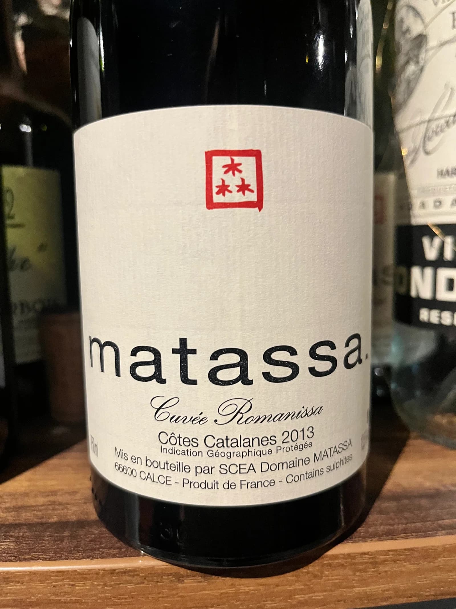 Matassa Cuvée Romanissa 2013