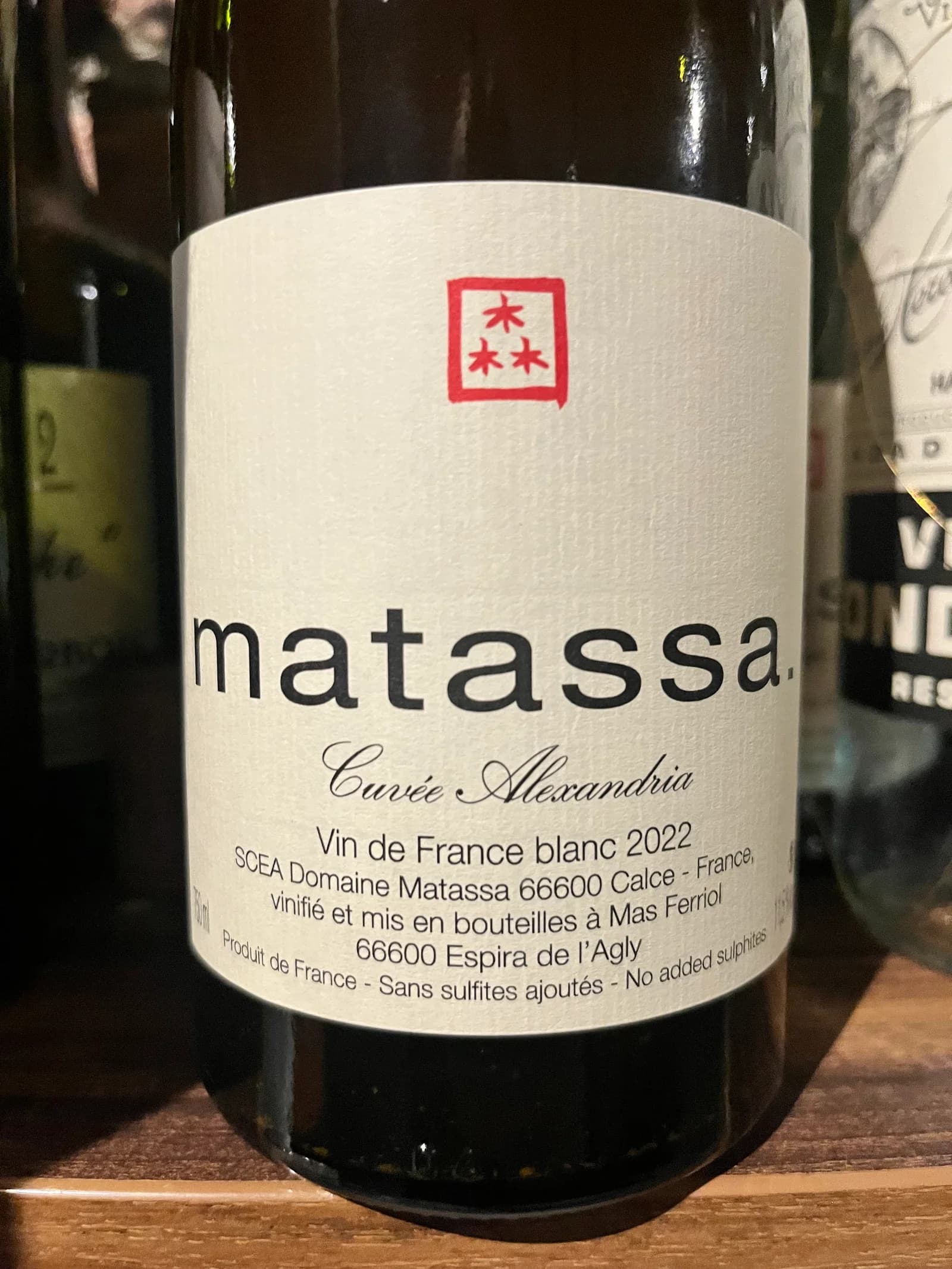 Matassa Cuvée Alexandria 2022