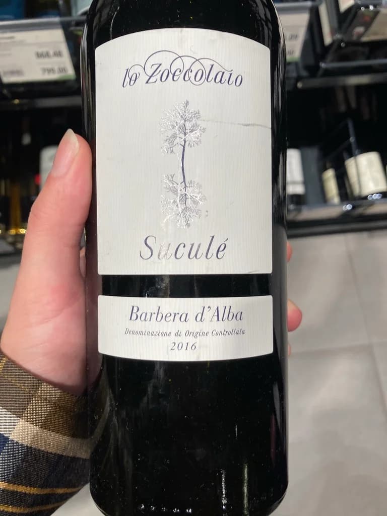 Lo Zoccolaio Barbera d'Alba Sucule 2016